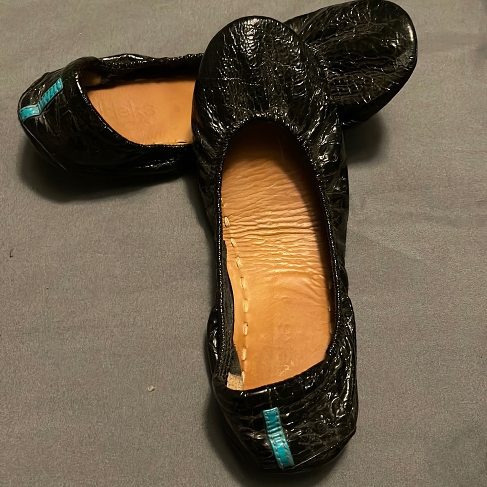 Tieks size 9 black patent